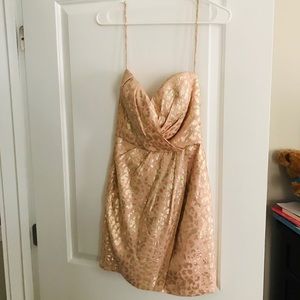 NWT Metallic Leopard Print Dress